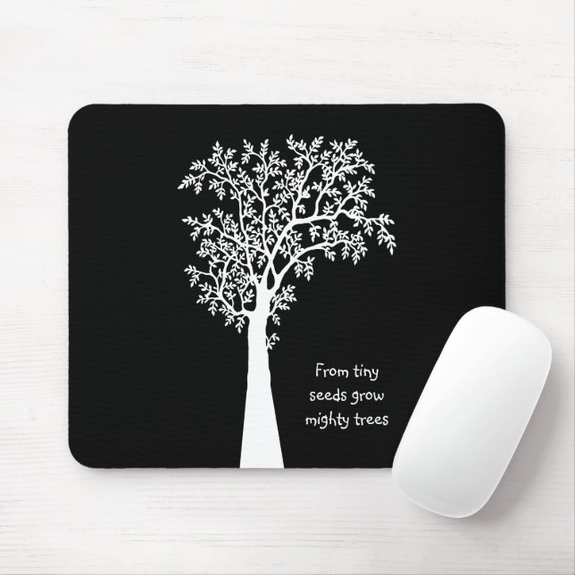 Mousepad De Sementes Pequenas Crescem Poderosas Árvores Pro (Com mouse)