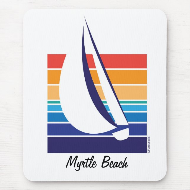 Mousepad de Square_Myrtle da cor do barco (Frente)
