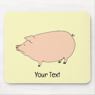 Mousepad De Suíno Cortês