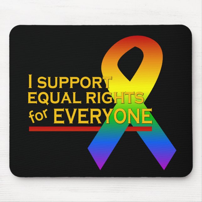 Mousepad de Suporte de Direitos Iguais (Frente)