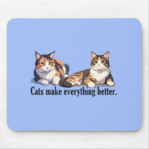 Mousepad De Tema Cat Com Cor Adorável
