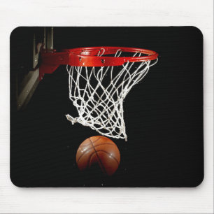 Mousepad de Trabalho de arte de Basquete Único