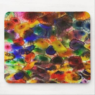 Mousepad de Trabalho de Arte de Vidro