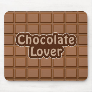 Mousepad de trevo de chocolate