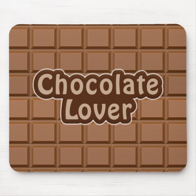 Mousepad de trevo de chocolate (Frente)
