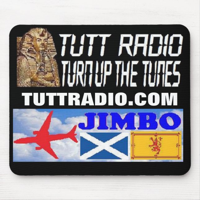 Mousepad de Tutt Jimbo de rádio (Frente)