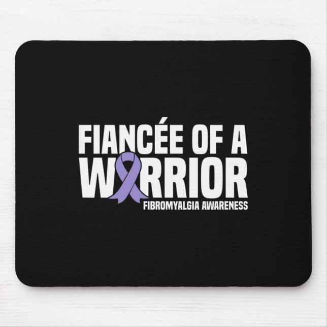 Mousepad De Uma Consciência Da Fibromialgia Guerreira (Frente)