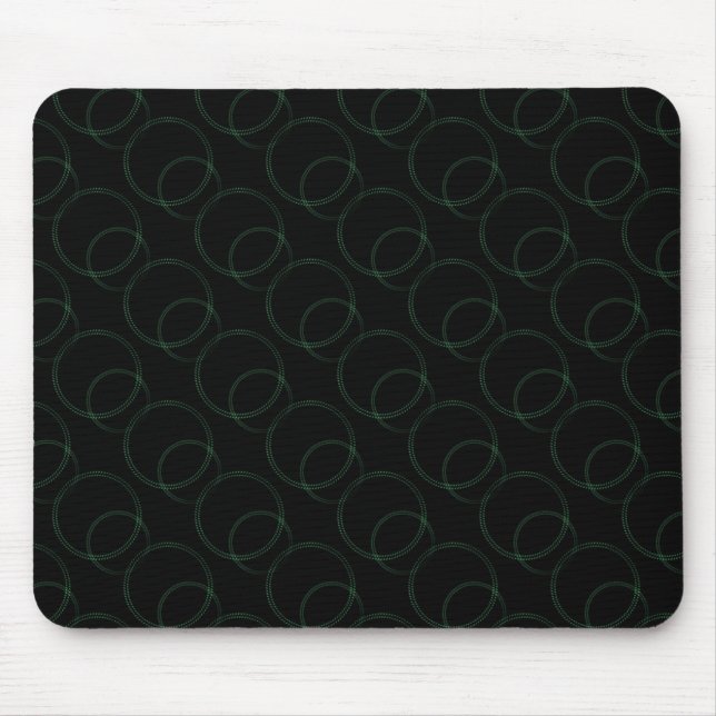 Mousepad de Vibrância Central, Verde Escuro (Frente)