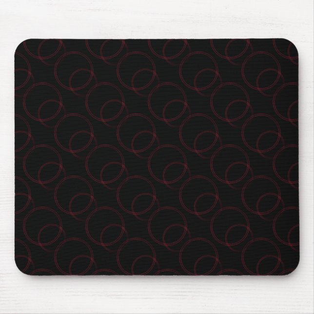 Mousepad de Vibrância Uptown, Borgonha (Frente)