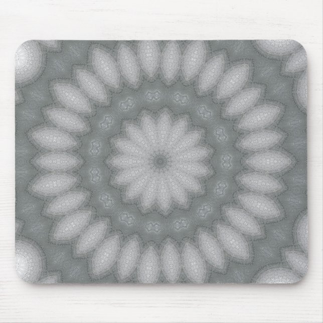 Mousepad de vidro branco (Frente)