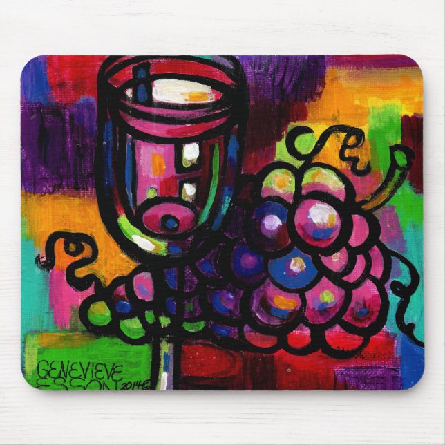 Mousepad de Vinhos (Frente)