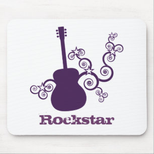 Mousepad de Violão Rockstar, Roxo