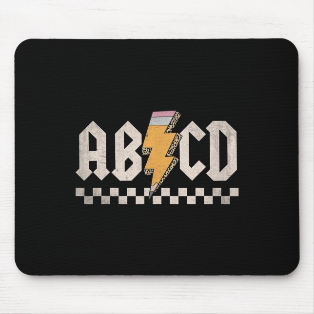 Mousepad De Volta À Aula No Primeiro Dia De Volta Ao Profes (Frente)