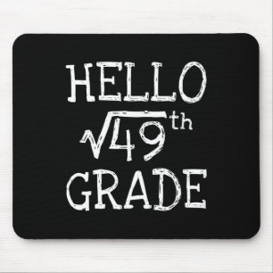 Mousepad De Volta à Escola 7ª Série Raiz Quadrada De 49 Mat