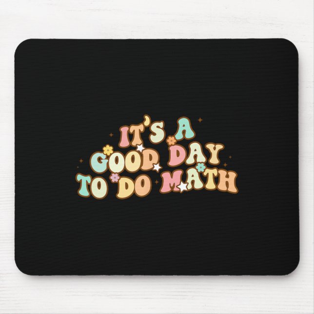 Mousepad De Volta À Escola É Um Bom Dia Para Fazer Professo (Frente)