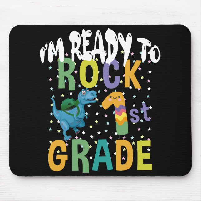 Mousepad De Volta à Escola Estou Pronto para Balançar 1ª Sé (Frente)