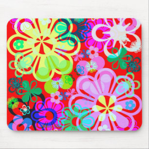 MOUSEPAD DE VOLTA À ESCOLA - FLOWOR POWER PSYCHEDELIC MOUS