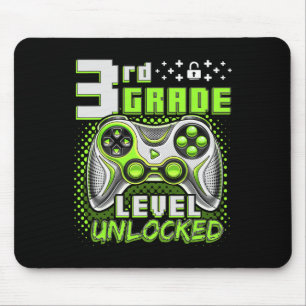 Mousepad De Volta à Escola Meninos do 3º Ano Gamer Primeiro