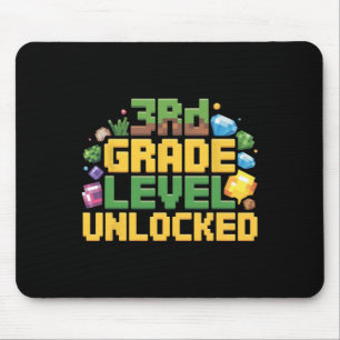 Mousepad De Volta à Escola Meninos do 3º Ano Gamer Primeiro