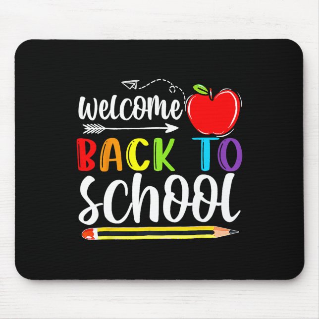 Mousepad De Volta À Escola No Primeiro Dia De Professores (Frente)