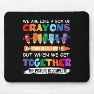 Mousepad De Volta à Escola Professor Nós Somos Como Uma Cai