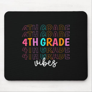 Mousepad De Volta à Escola Vibes da 4ª Série Retro Professo