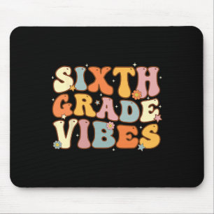 Mousepad De Volta à Escola Vibrações da Sexta Série Estudan