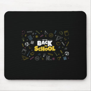Mousepad De Volta À Faculdade Máscara Engraçado Professor E