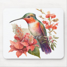 Mousepad De volta à Natureza no Suporte do Rato Hummingbird