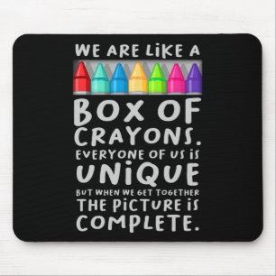 Mousepad De Volta Ao Professor, Somos Como Uma Caixa De Cra