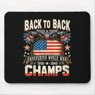 Mousepad De Volta Aos Inderrotados Campeões Da Guerra Mundi