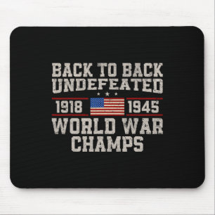 Mousepad De Volta Aos Inderrotados Campeões Da Guerra Mundi