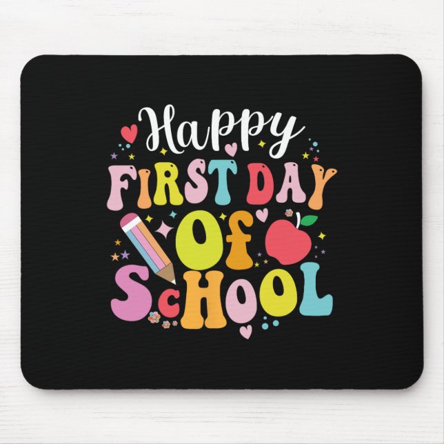 Mousepad De Volta às Aulas Professor Aluno Feliz Primeiro D (Frente)