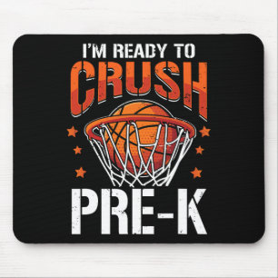 Mousepad De Volta Às Crianças Do Pré-K De Basquete De Esmag