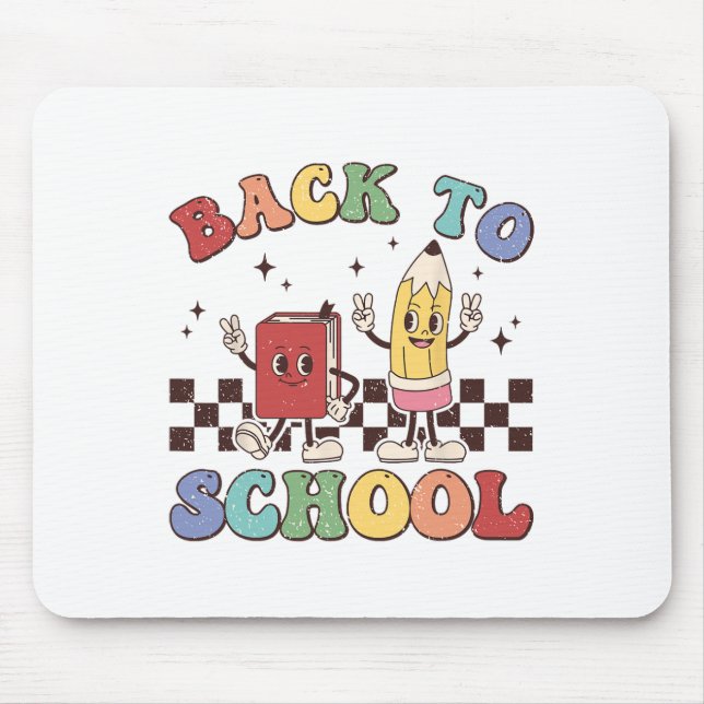Mousepad De Volta às Professoras Meninos Meninas Feliz Prim (Frente)
