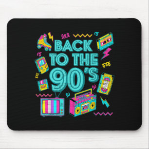 Mousepad De Volta Para Os Anos 90 Retro Vintage Nostalgia P