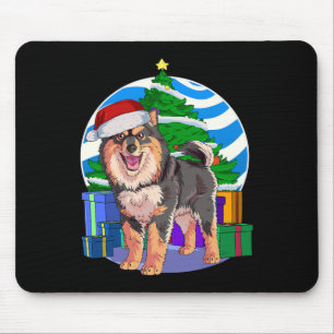 Mousepad Decado de Árvore de Natal para Papais noeis de Lap