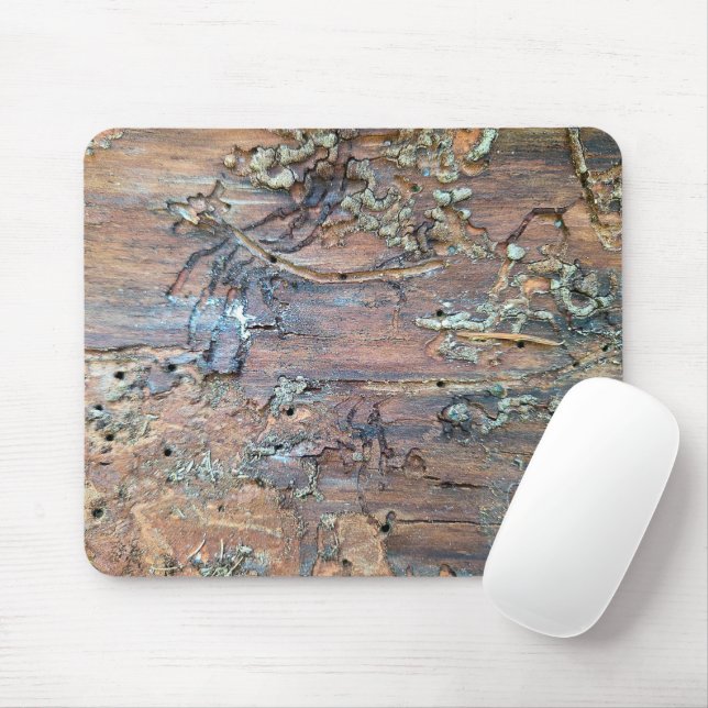 Mousepad Decaimento Orgânico na Madeira (Com mouse)