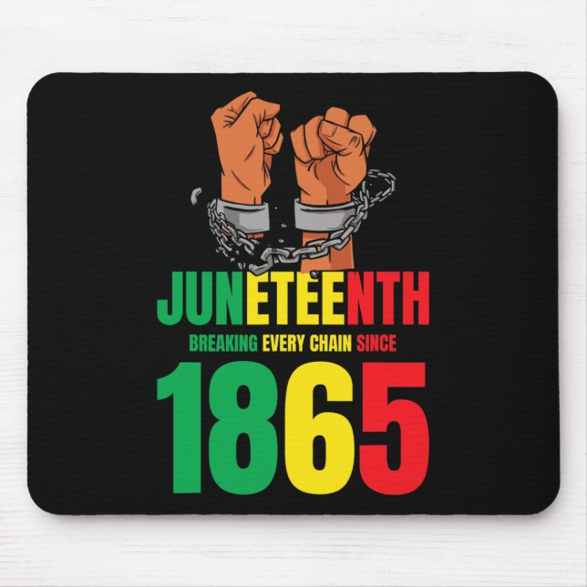 Mousepad Décima Junta Americana Africana Quebra Cada Cadeia (Frente)