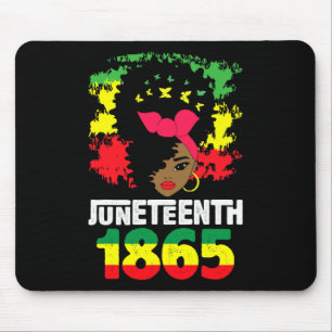 Mousepad Décima Junta Livre Desde 1865 Melanin Black Girlwo
