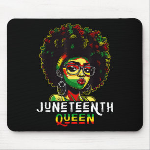 Mousepad Décima Negra Melanina Rainha Natural Cabelo Afro W