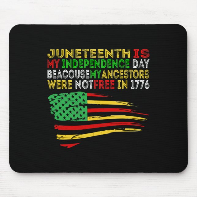 Mousepad Décimo De Junho É Meu Dia De Independência Ish Bla (Frente)