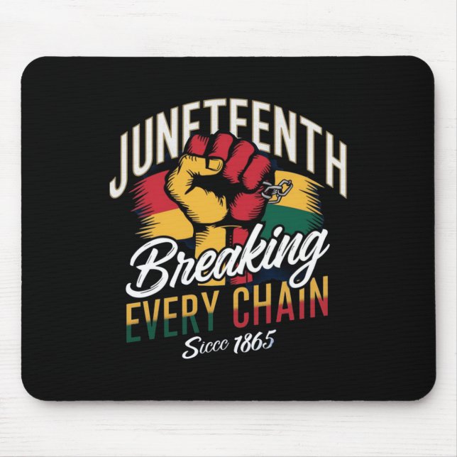 Mousepad Décimo Junho Pela Liberdade Afro-Americana 1865 (Frente)