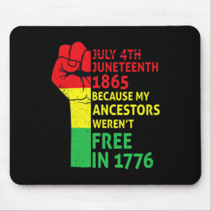 Mousepad Décimo Junto Meus Ancestrais Orgulho Negro African