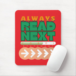 Mousepad Declaração Read Next de Programação Cobol