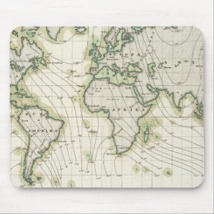 Mousepad Declinação magnética do mundo