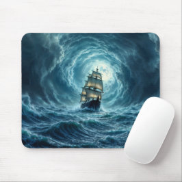 Mousepad Decor de fantasia sombria com tempestade épica de