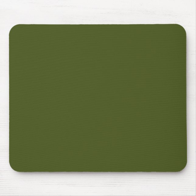 Mousepad Decor de Fundo Verde-Azeitona para Personalizar (Frente)
