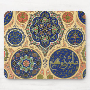 Mousepad Decoração árabe, placa XXVII 'de O policromo