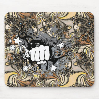 Mousepad Decoração com imagem fractal e punho